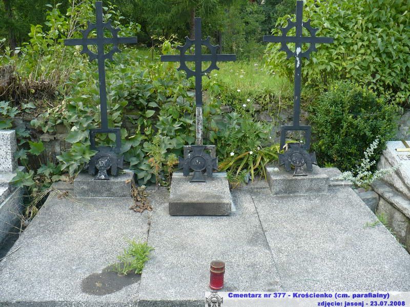 Cmentarz wojenny z I wojny nr 377 - Krościenko (cm. parafialny)