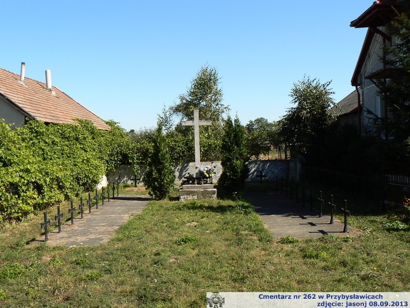 Cmentarz wojenny z I wojny nr 262 - Przybysławice