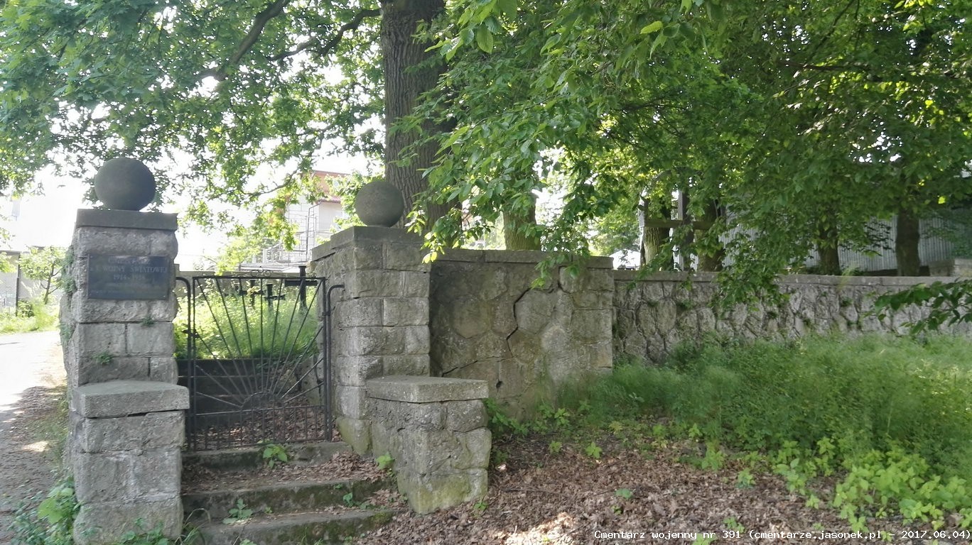 Cmentarz wojenny z I wojny nr 391 - Kocmyrzów