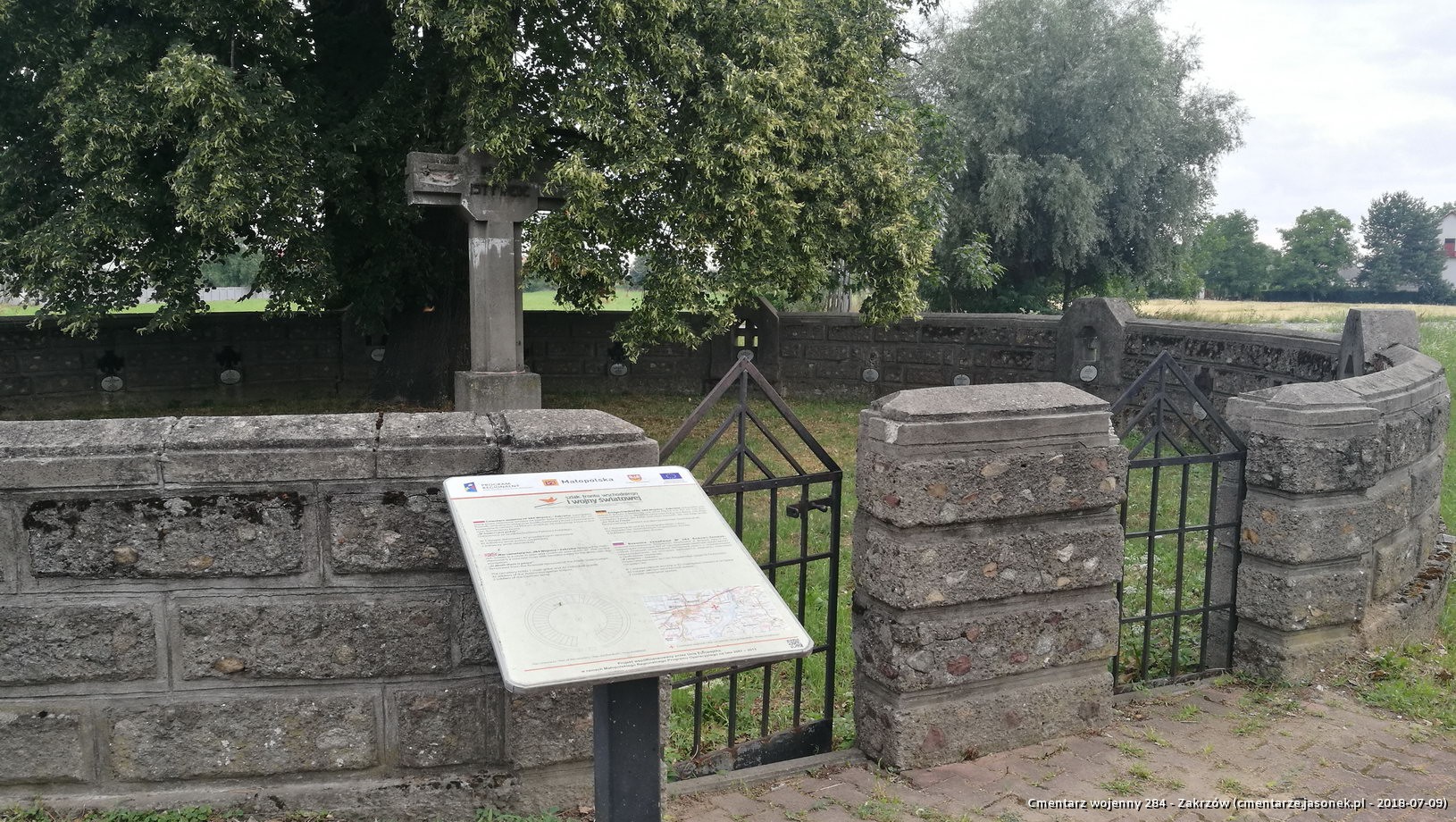 Cmentarz wojenny z I wojny nr 284 - Zakrzów