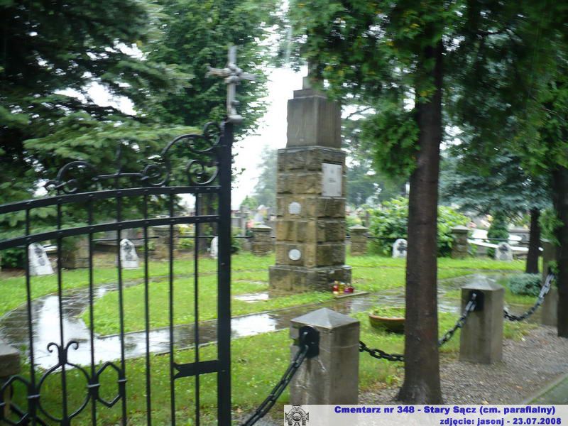 Cmentarz wojenny z I wojny nr 348 - Stary Sącz (cm. parafialny)