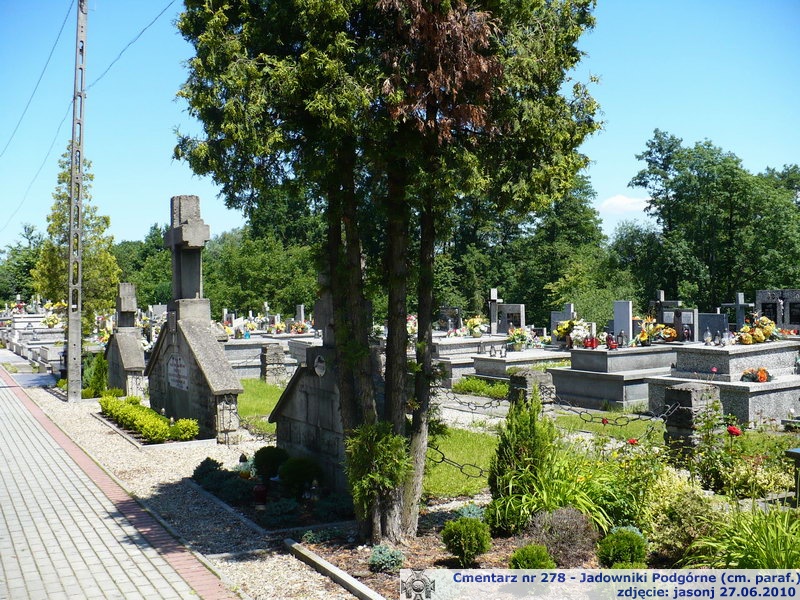 Cmentarz wojenny z I wojny nr 278 - Jadowniki Podgórne (cm. parafialny)