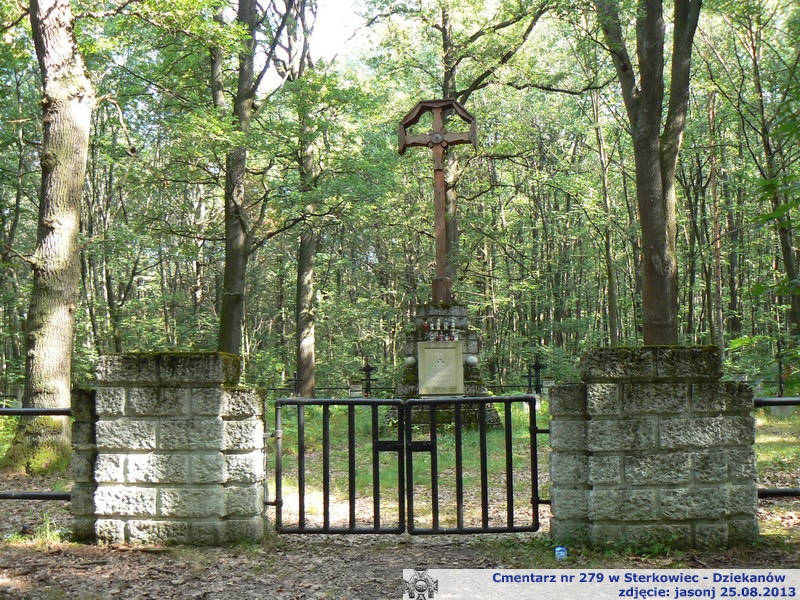 Cmentarz wojenny z I wojny nr 279 - Sterkowiec - Dziekanów