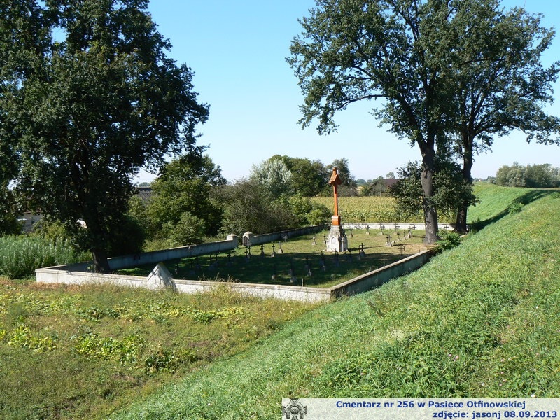 Cmentarz wojenny z I wojny nr 256 - Pasieka Otfinowska