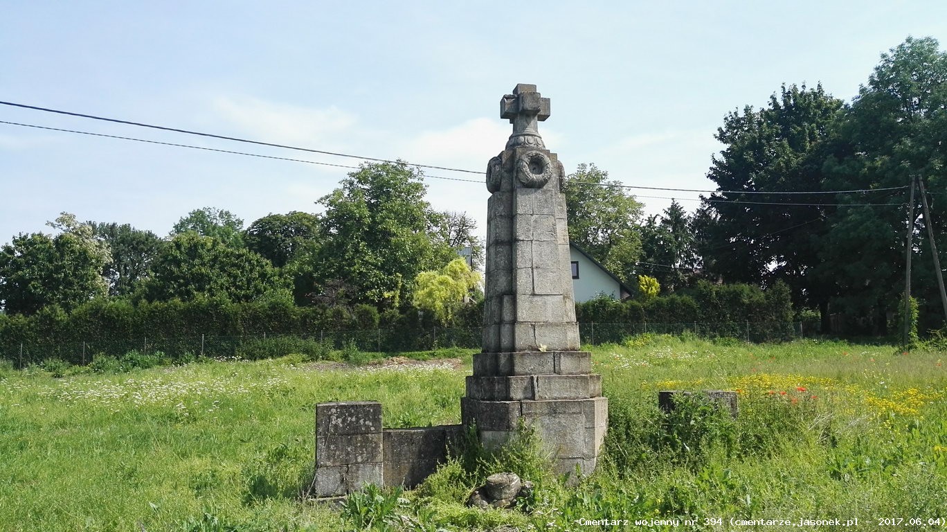 Cmentarz wojenny z I wojny nr 394 - Czulice