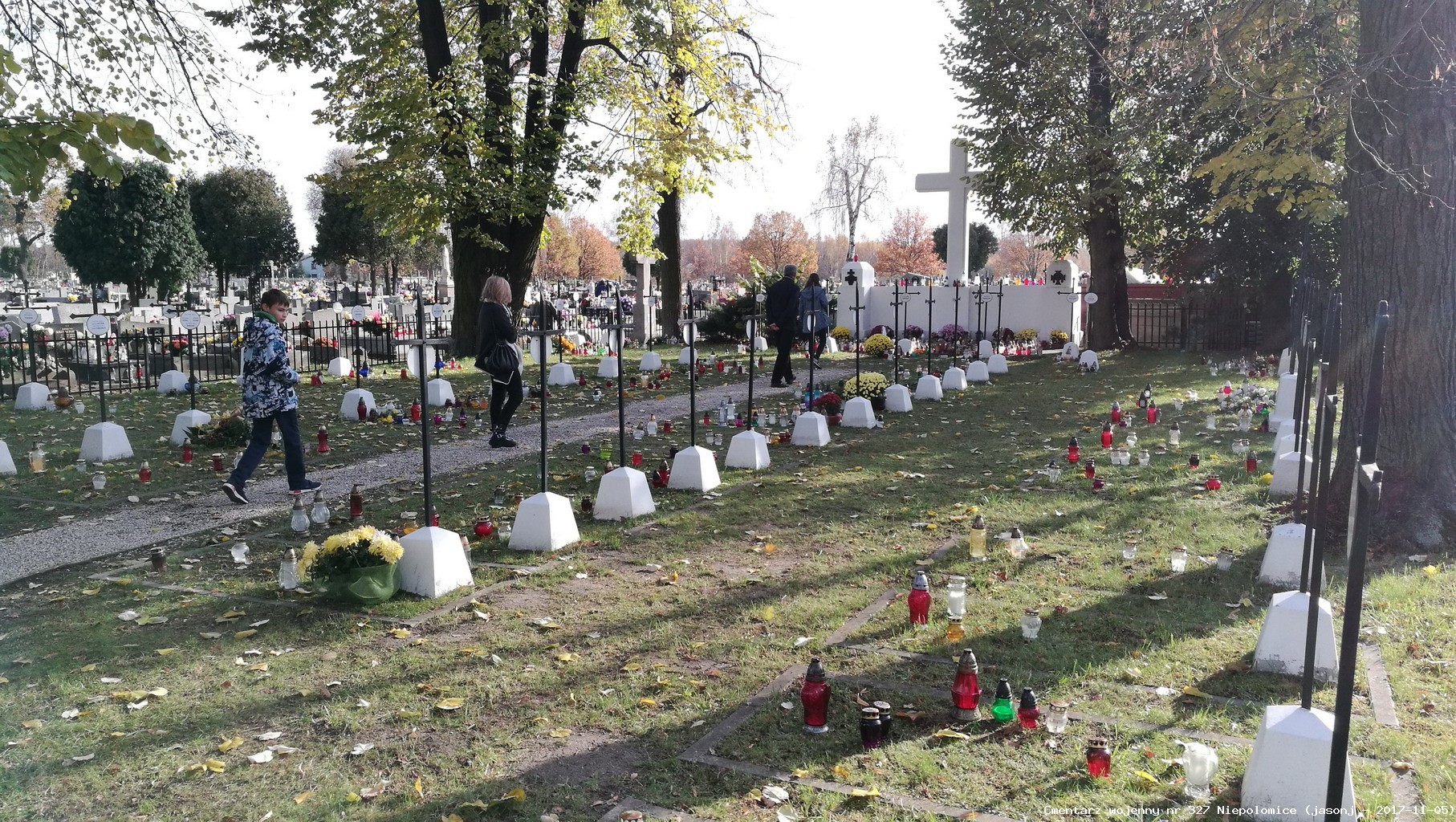 Cmentarz wojenny z I wojny nr 327 - Niepołomice (kwatera na cm. paraf.)