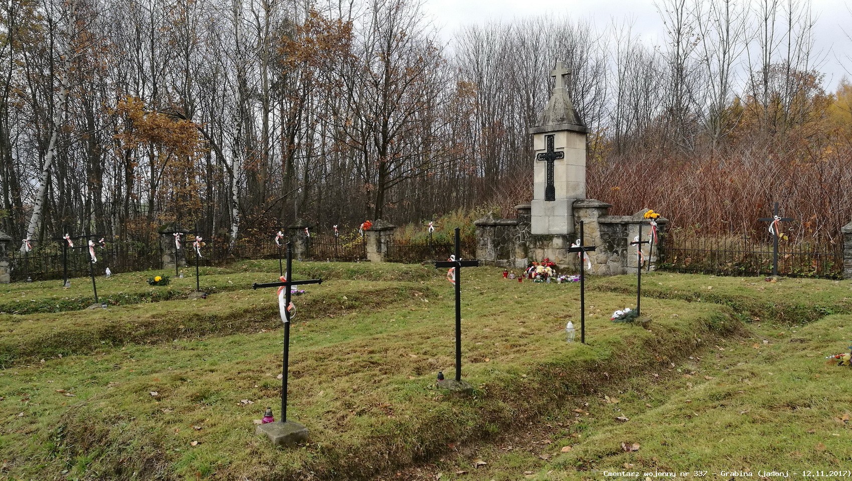 Cmentarz wojenny z I wojny nr 337 - Grabina