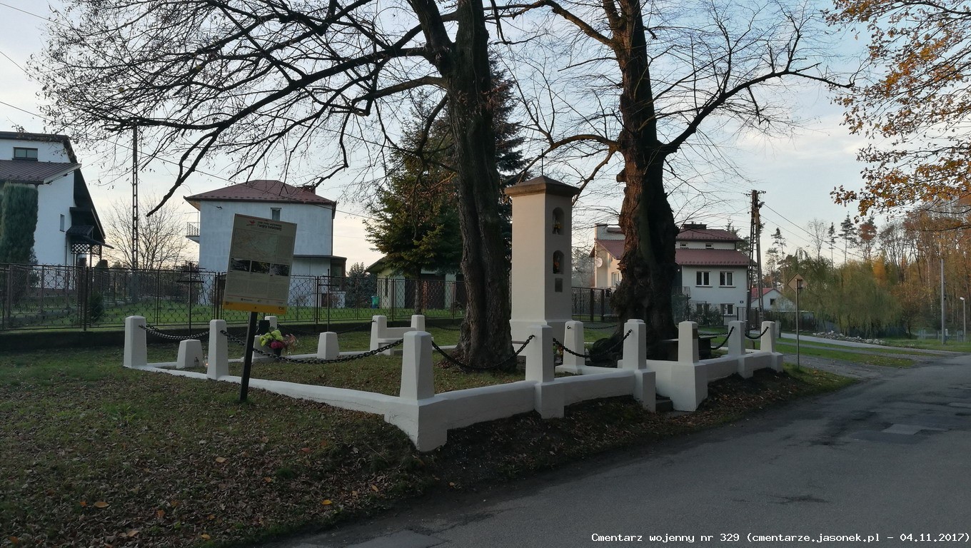 Cmentarz wojenny z I wojny nr 329 - Niepołomice (Podborze)