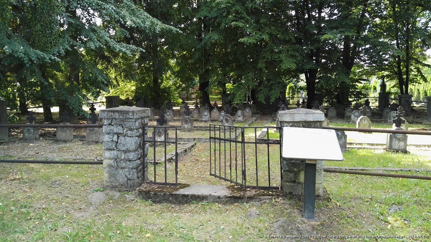 Cmentarz wojenny 161 - Tuchów - stary cm. parafialny