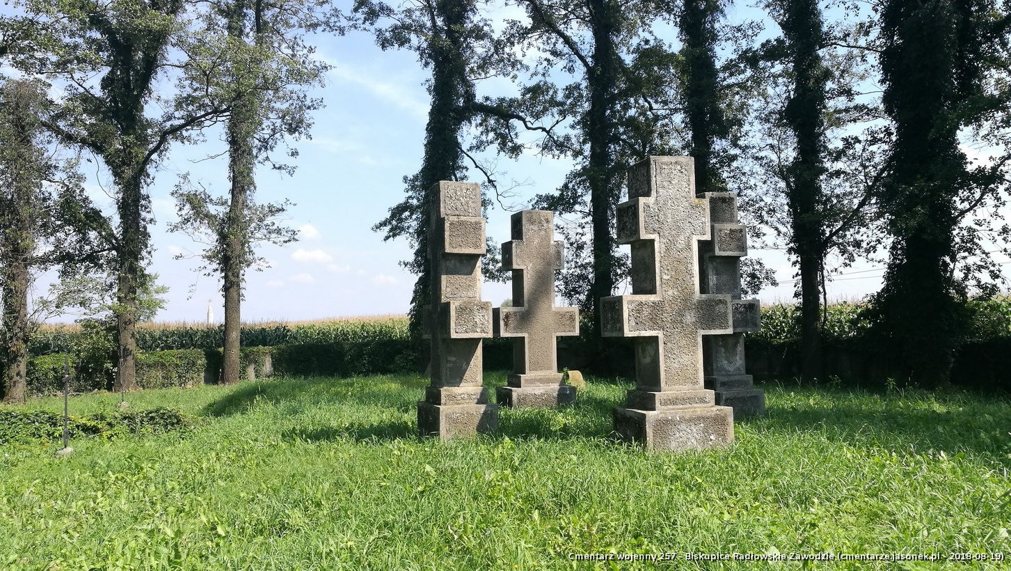 Cmentarz wojenny 257 - Biskupice Radłowskie Zawodzie