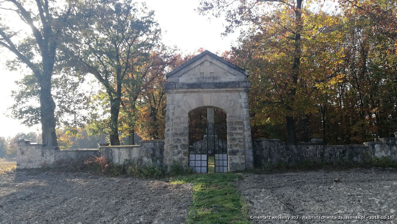 Cmentarz wojenny z I wojny nr 303 - Rajbrot