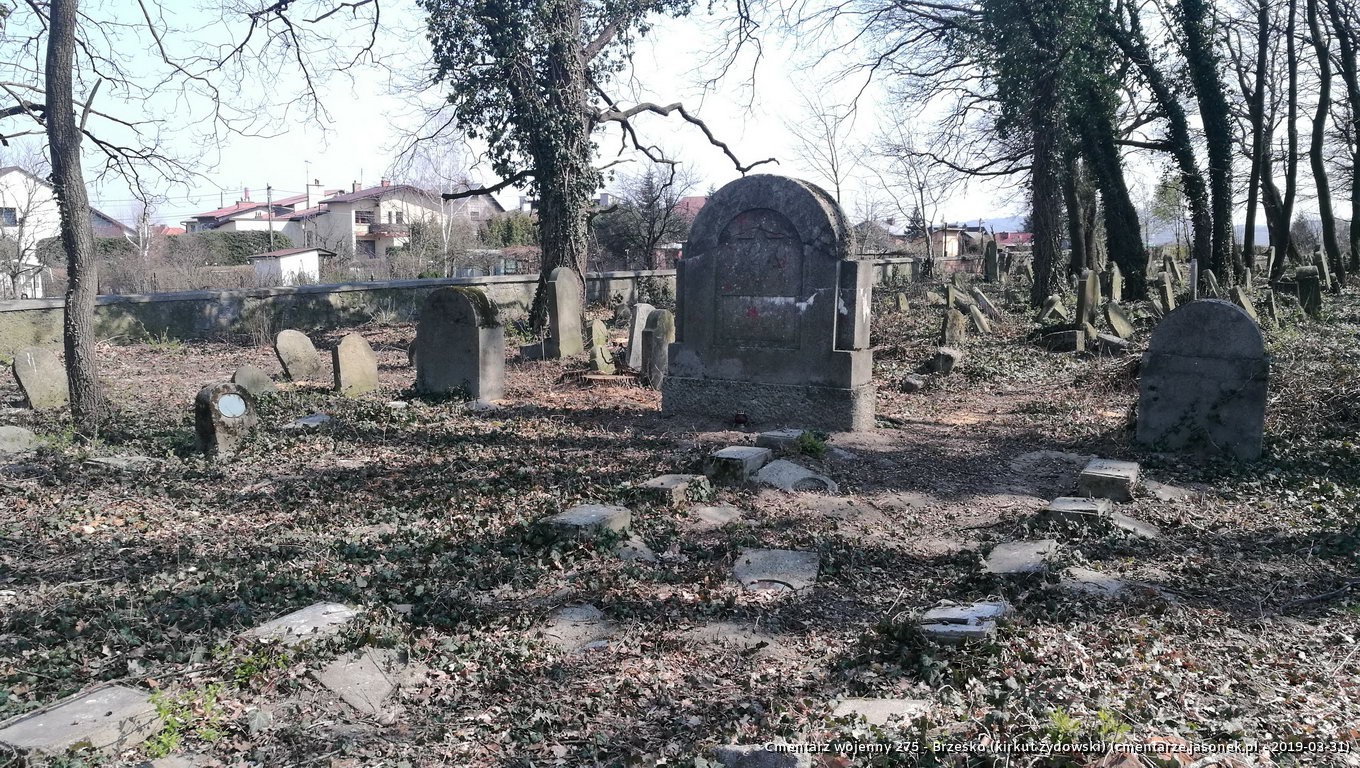 Cmentarz wojenny z I wojny nr 275 - Brzesko (kirkut żydowski)